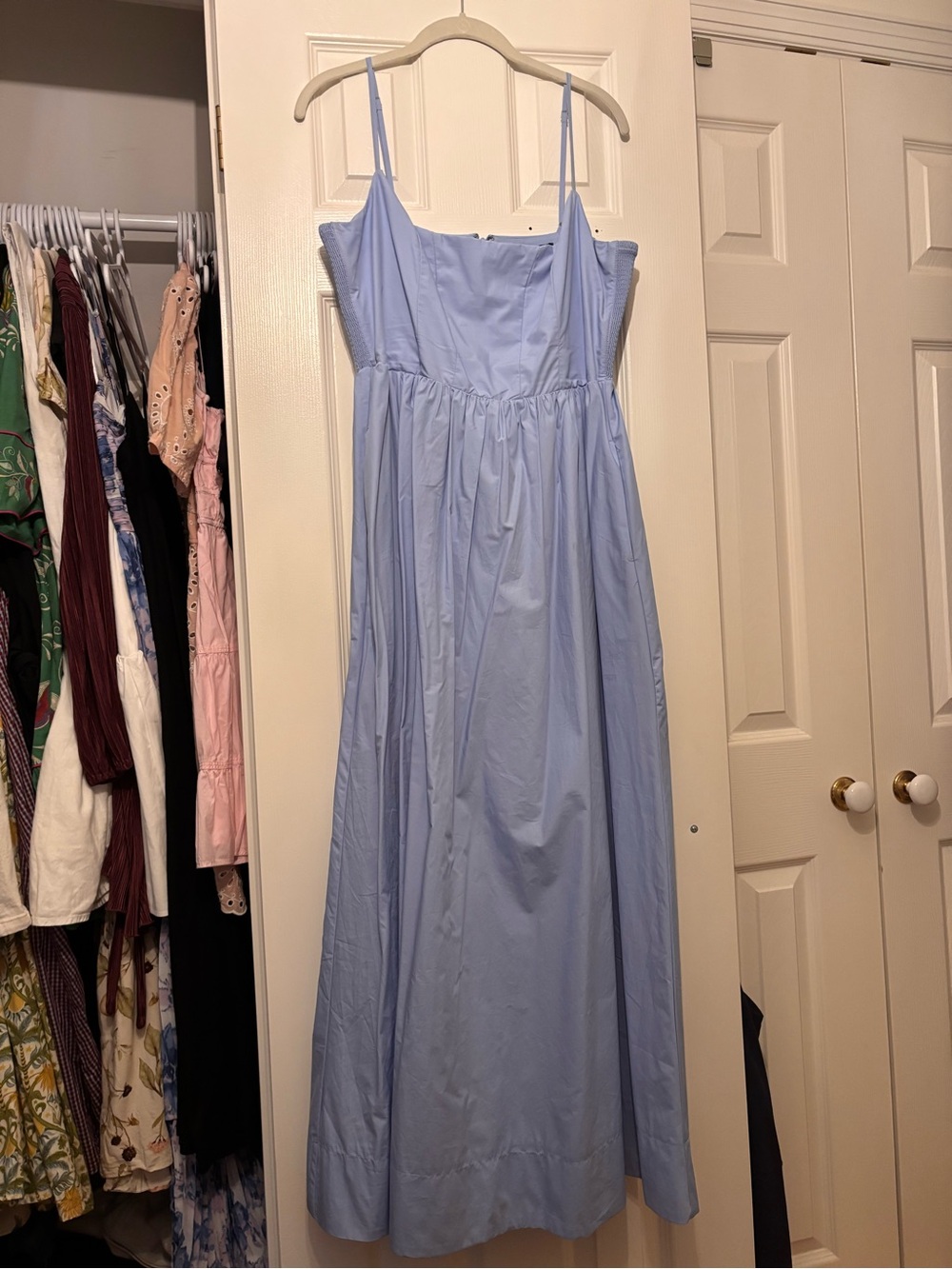 Dynamite Light Blue Strappy Maxi Dress